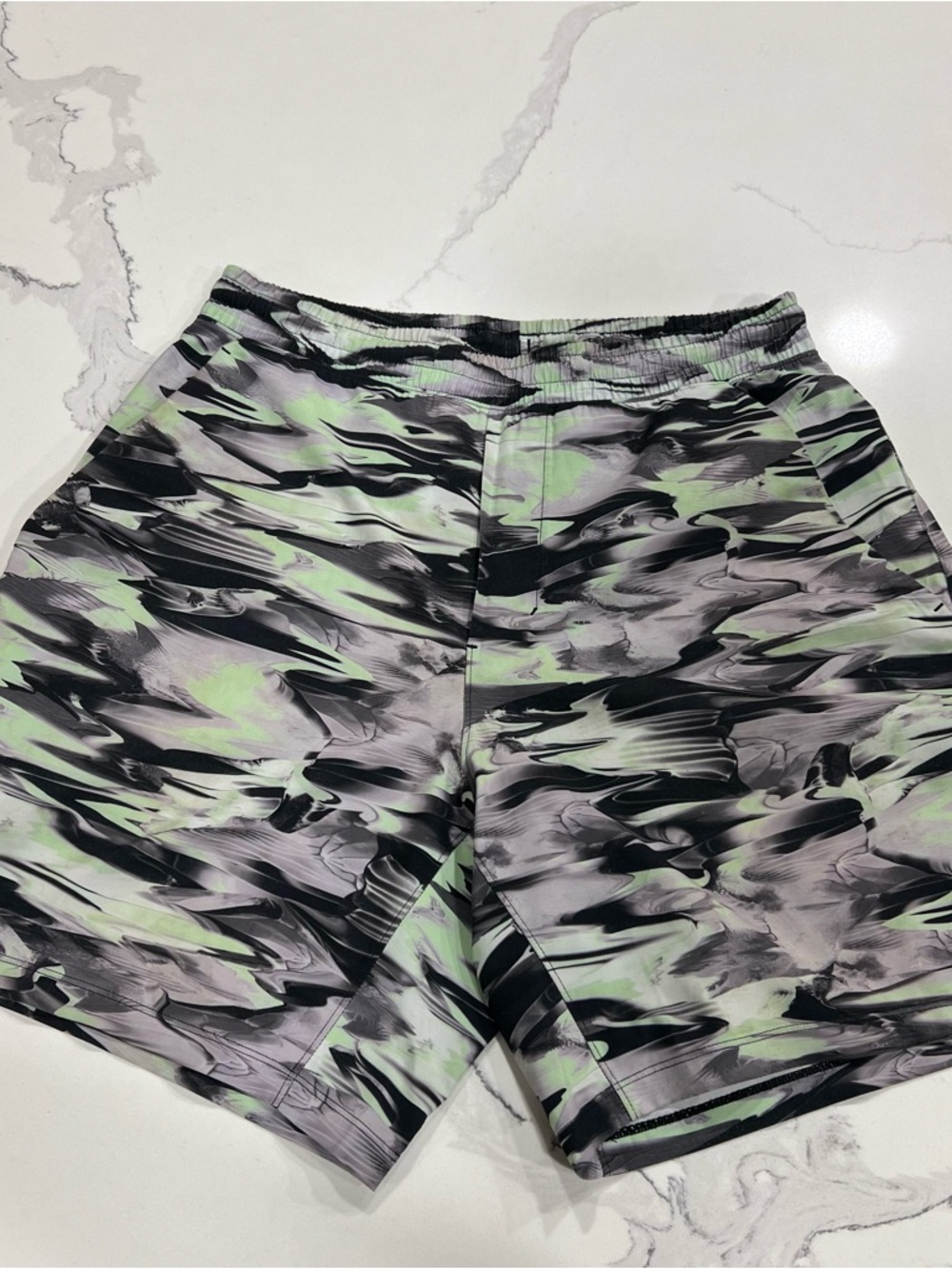 lululemon athletica Men’s Athletic Shorts - Black, Gray, Light Green